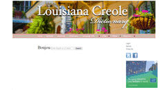 Desktop Screenshot of louisianacreoledictionary.com